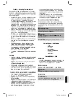 Предварительный просмотр 35 страницы Clatronic MWA 3101 Instruction Manual