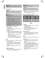 Предварительный просмотр 6 страницы Clatronic MWA 3540 Instruction Manual