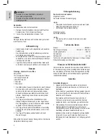 Preview for 8 page of Clatronic PM 3622 Operating Instructions Manual