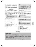 Preview for 33 page of Clatronic PM 3622 Operating Instructions Manual