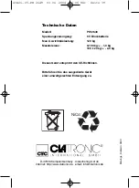 Preview for 39 page of Clatronic PW 2649 Instruction Manual & Guarantee