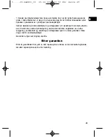 Preview for 29 page of Clatronic RA 2801 Instruction Manual & Guarantee