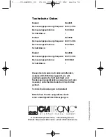 Preview for 51 page of Clatronic RA 2801 Instruction Manual & Guarantee