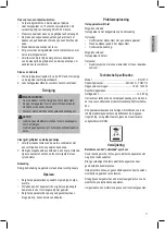 Предварительный просмотр 11 страницы Clatronic RG 3518 Instruction Manual