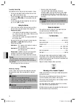 Предварительный просмотр 16 страницы Clatronic SM 3282 Instruction Manual