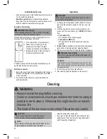 Предварительный просмотр 28 страницы Clatronic SM 3638 Instruction Manual