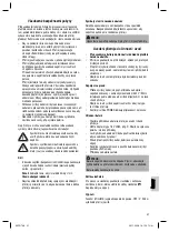 Предварительный просмотр 21 страницы Clatronic TR 746 Instruction Manual & Guarantee