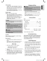 Предварительный просмотр 5 страницы Clatronic TR 825 Instruction Manual