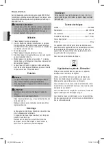 Предварительный просмотр 8 страницы Clatronic WK 2498 Instruction Manual