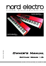 Предварительный просмотр 1 страницы Clavia 2000 Owner'S Manual