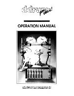 Preview for 1 page of Clavia ddrums plus Operation Manual