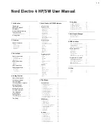 Preview for 3 page of Clavia Nord Electro 4 SW User Manual