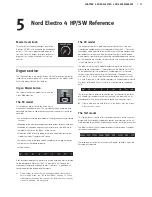 Preview for 11 page of Clavia Nord Electro 4 SW User Manual