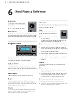 Preview for 14 page of Clavia Nord Piano 2 HA88 User Manual