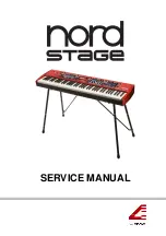 Preview for 1 page of Clavia nord STAGE Service Manual