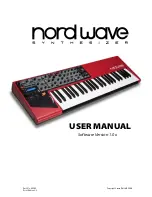 Clavia Nord Wave User Manual preview