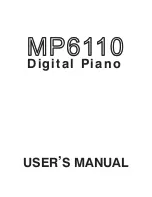 Clavitech MP6110 User Manual предпросмотр