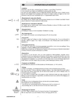 Предварительный просмотр 8 страницы Clay Paky ALPHA PROFILE 1500 Instruction Manual