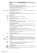 Предварительный просмотр 2 страницы Clay Paky ALPHA PROFILE 700 Instruction Manual