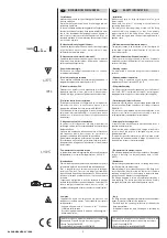 Предварительный просмотр 2 страницы Clay Paky ALPHA WASH EASY 1200 Instruction Manual