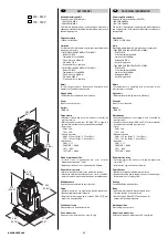 Предварительный просмотр 42 страницы Clay Paky C61097 Instruction Manual