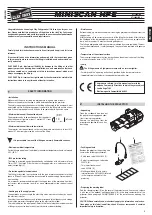 Предварительный просмотр 1 страницы Clay Paky MINISCAN HPE HTI 300W/DEL Instruction Manual