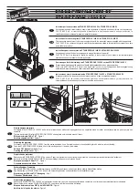 Clay Paky STAGE PROFILE 1200 SV Converting Instructions preview