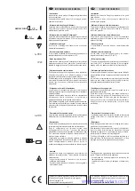 Предварительный просмотр 2 страницы Clay Paky V.I.P. 1200 Instruction Manual