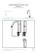 Claybrook BOURNBROOK BASIN TAP Installation предпросмотр