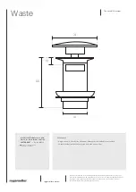 Claybrook MarbleForm Pop Up Waste 3847000955 Technical Overview предпросмотр