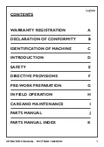Предварительный просмотр 3 страницы Claydon 15m Straw Harrow Operator'S Manual