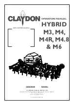 Предварительный просмотр 1 страницы Claydon HYBRID M3 Operator'S Manual