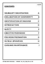 Предварительный просмотр 3 страницы Claydon HYBRID M3 Operator'S Manual