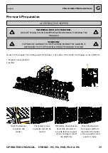 Предварительный просмотр 29 страницы Claydon HYBRID M3 Operator'S Manual