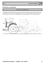 Preview for 29 page of Claydon HYBRID M3F Operator'S Manual