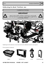 Preview for 43 page of Claydon HYBRID M3F Operator'S Manual