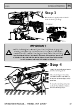 Preview for 47 page of Claydon HYBRID M3F Operator'S Manual