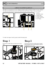 Preview for 50 page of Claydon HYBRID M3F Operator'S Manual