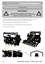 Preview for 58 page of Claydon HYBRID M3F Operator'S Manual