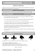 Предварительный просмотр 13 страницы Claydon HYBRID MOUNTED Operator'S Manual