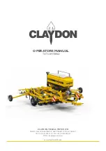 Предварительный просмотр 1 страницы Claydon HYBRID T4 Operator'S Manual