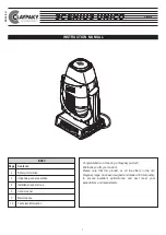 Preview for 12 page of Claypaky C61515 Instruction Manual