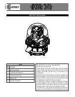 Preview for 1 page of Claypaky IGLOO EASY Instruction Manual