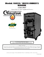 Preview for 1 page of Clayton 1602G Owner'S Manual