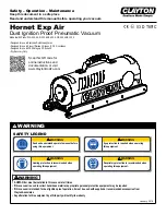 Clayton Hornet 500-400 Safety, Operation & Maintenance preview