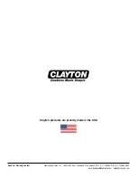 Preview for 10 page of Clayton TwinTech 955-TB50 Safety, Operation & Maintenance