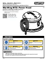 Clayton WartHog WTX-107T-0 Safety, Operation & Maintenance preview