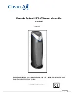 Clean Air Optima CA-506 Manual preview