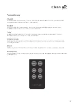 Preview for 37 page of Clean Air Optima CA-509Pro Smart Manual