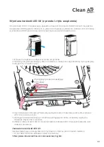 Preview for 101 page of Clean Air Optima CA-509Pro Smart Manual